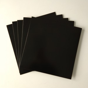 12 Καλύμματα καρτών μαύρου χρώματος καλύπτουν με τρύπα