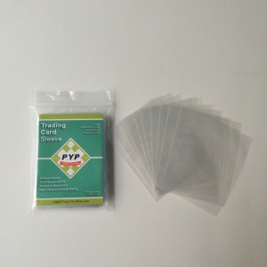 2 χιλιοστά κρυστάλλινα διαφανή Poly Soft μανίκια καρτών εμπορικών συναλλαγών