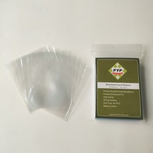 Crystal Clear Pro-fit τυπική θήκη καρτών 63,5x88mm επιτραπέζια μανίκια παιχνιδιών